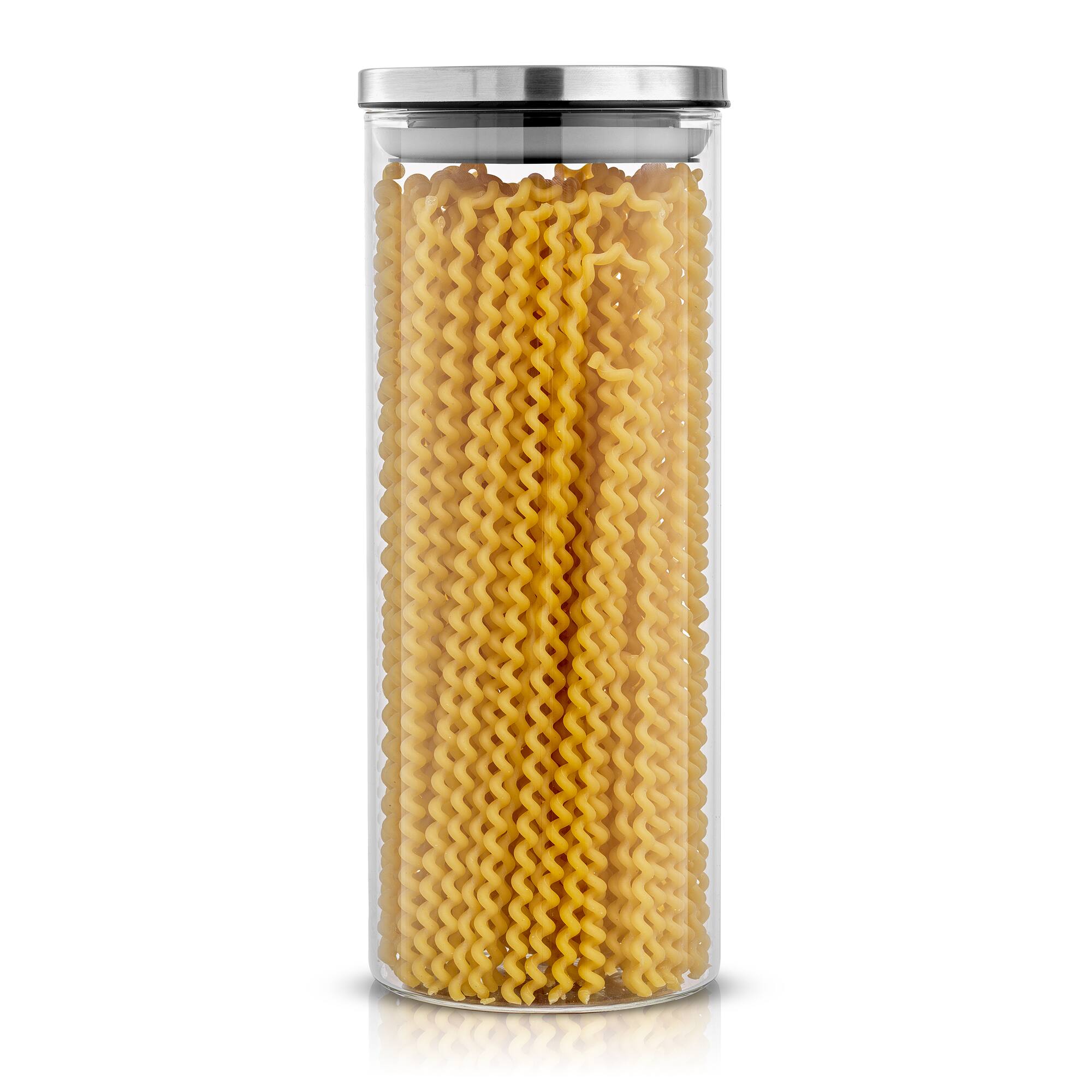 JoyJolt® Storage Jars with Airtight Stainless Steel Lids, 6ct.